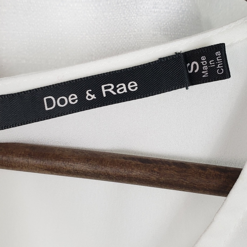 Doe & Rae Bird Pattern Dress Small - Picture 2 of 5